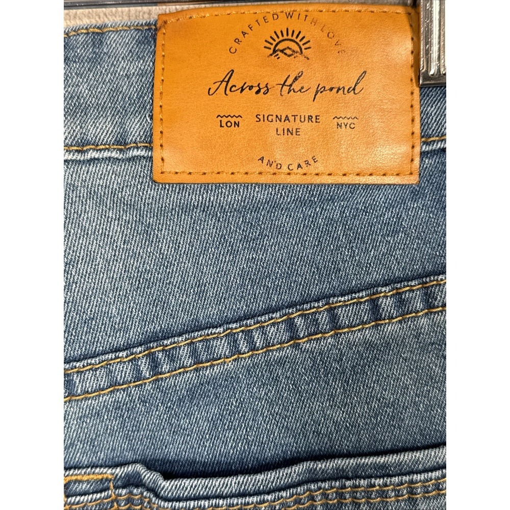 Across The Pond Mens 30x30 Signature Line Craft & Tradition Denim Jeans Classic - Picture 8 of 9
